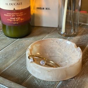 MICHAEL KORS- gold & crystal flexi bracelet